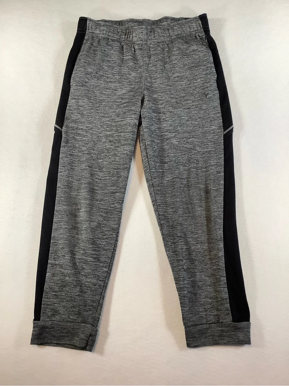 Old Navy Gray Jogger Pants with Black Side Panels